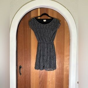 Urban Renewal Gray Dress Made with Vintage lace